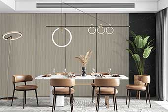 扬州轻奢风格-餐厅