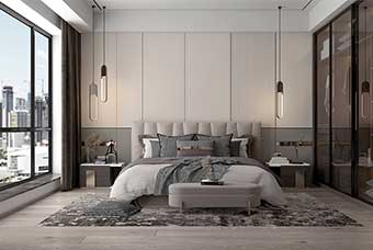 扬州现代风格-卧室