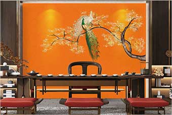 扬州森佰汇航空纤维墙咔（春花秋月）