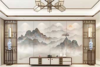 扬州森佰汇航空纤维（山水画系列）