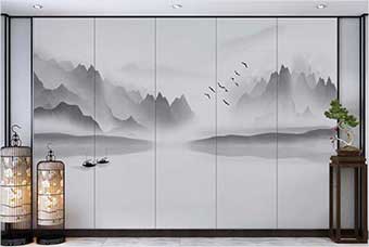 扬州森佰汇航空纤维（山水画系列）